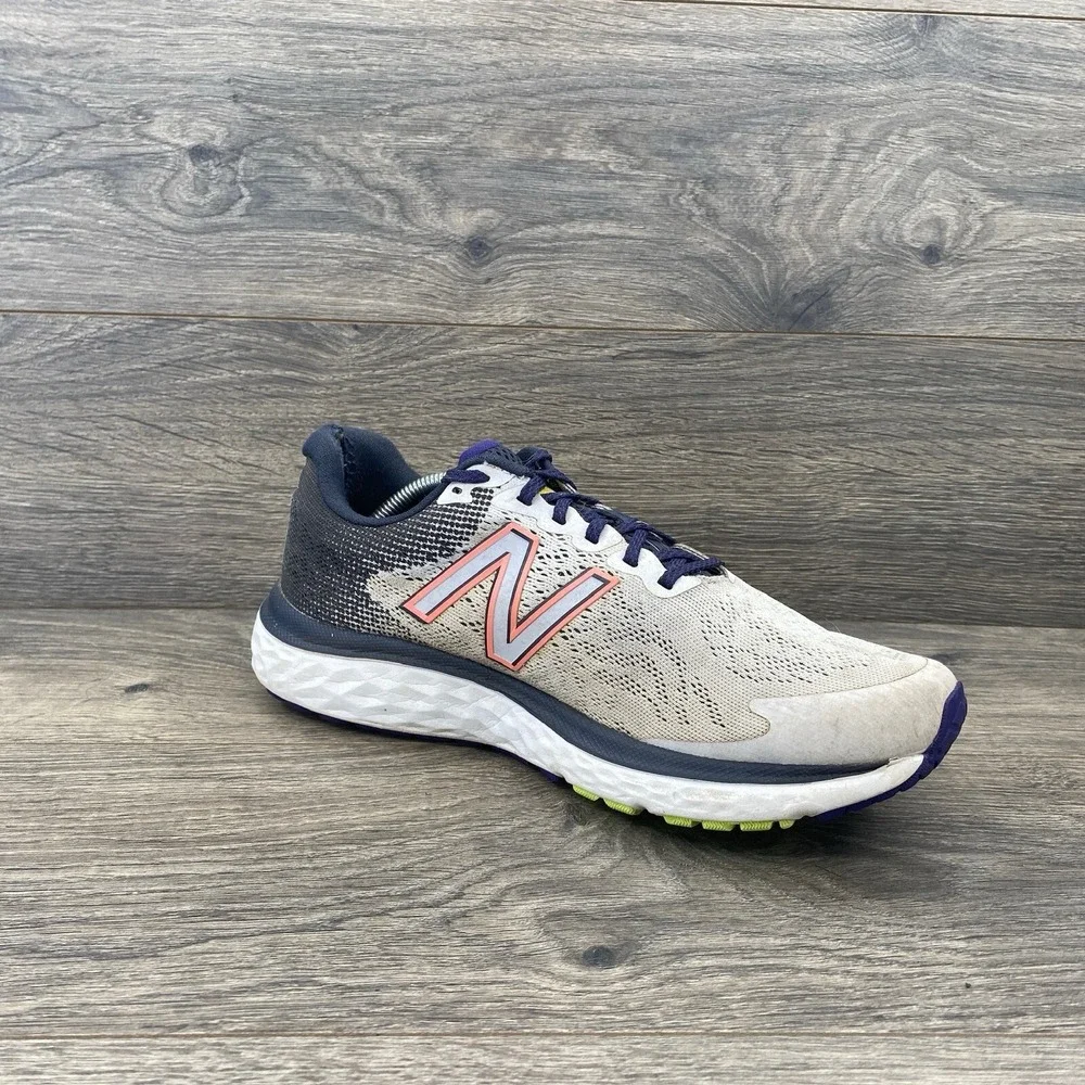 New Balance 680 Fresh Foam Women's Running Shoes Size 8 White Blue Walking - Picture 4 of 13